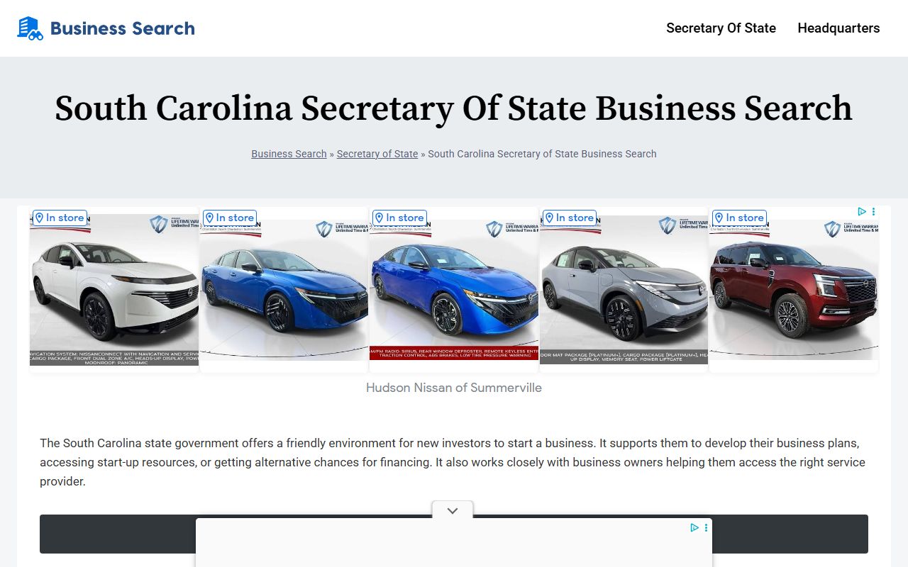 Business search tool for Columbia white pages research