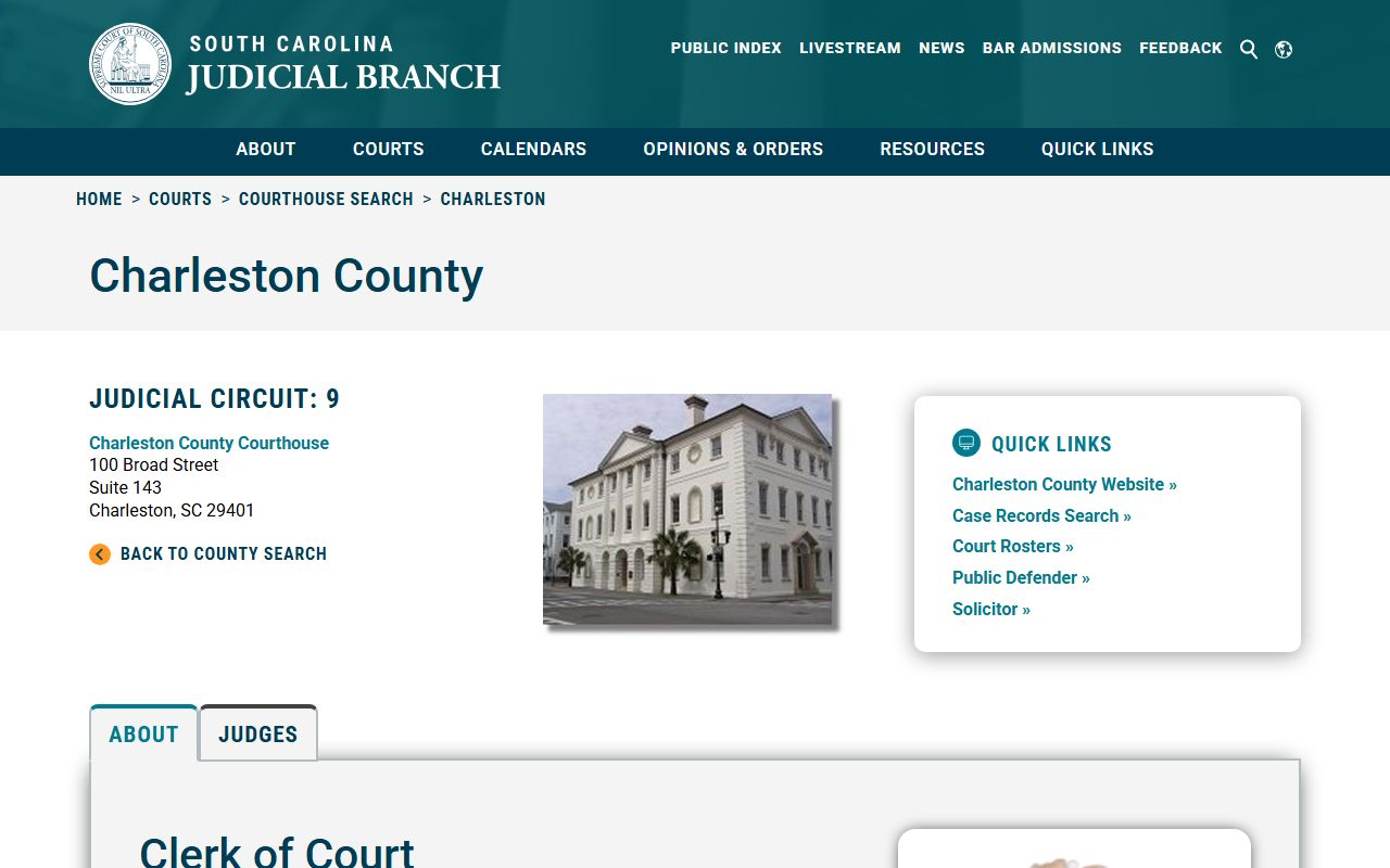 Easley white pages court records through Pickens County Clerk of Court