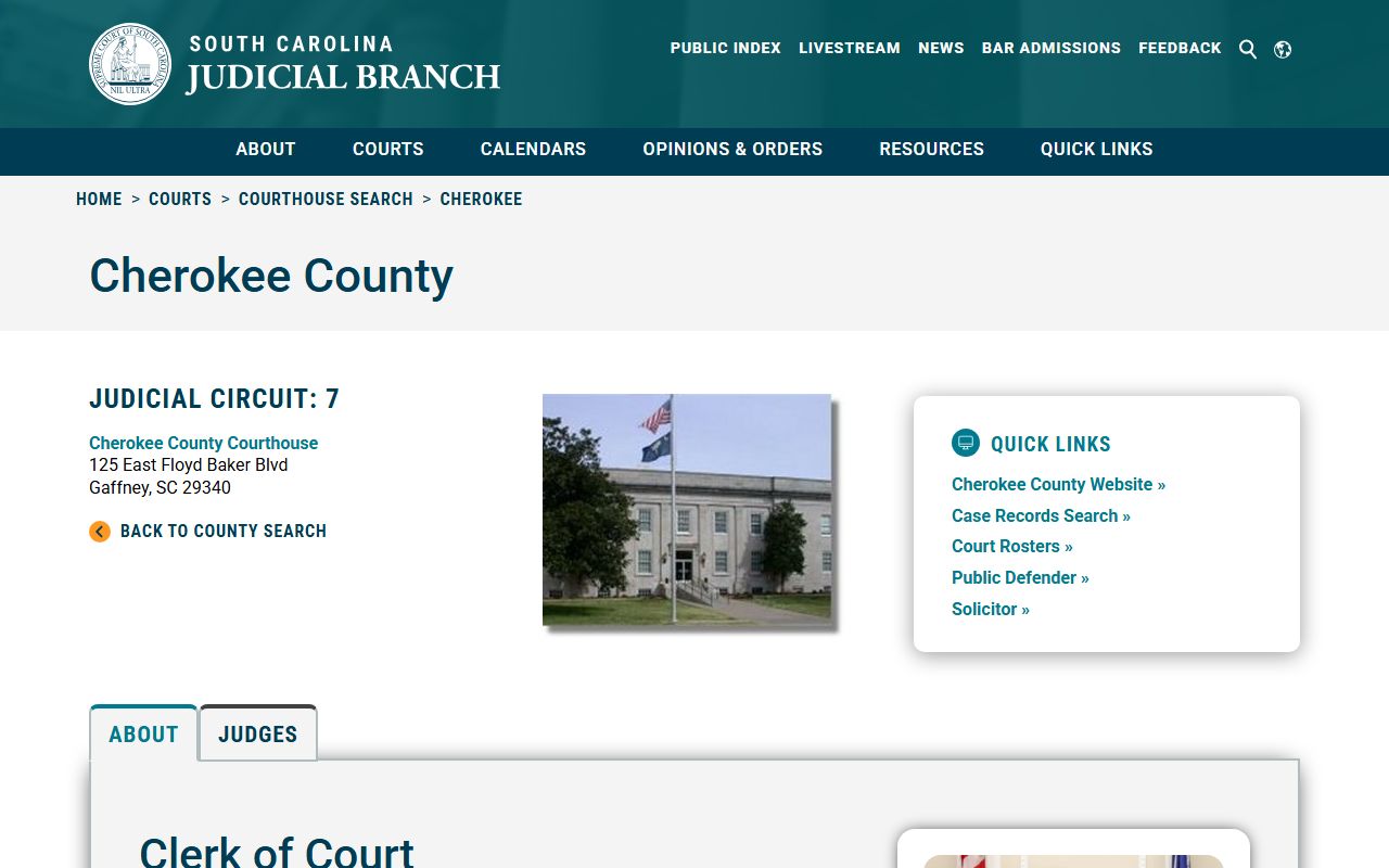 Lexington white pages court records on the SC Judicial Branch