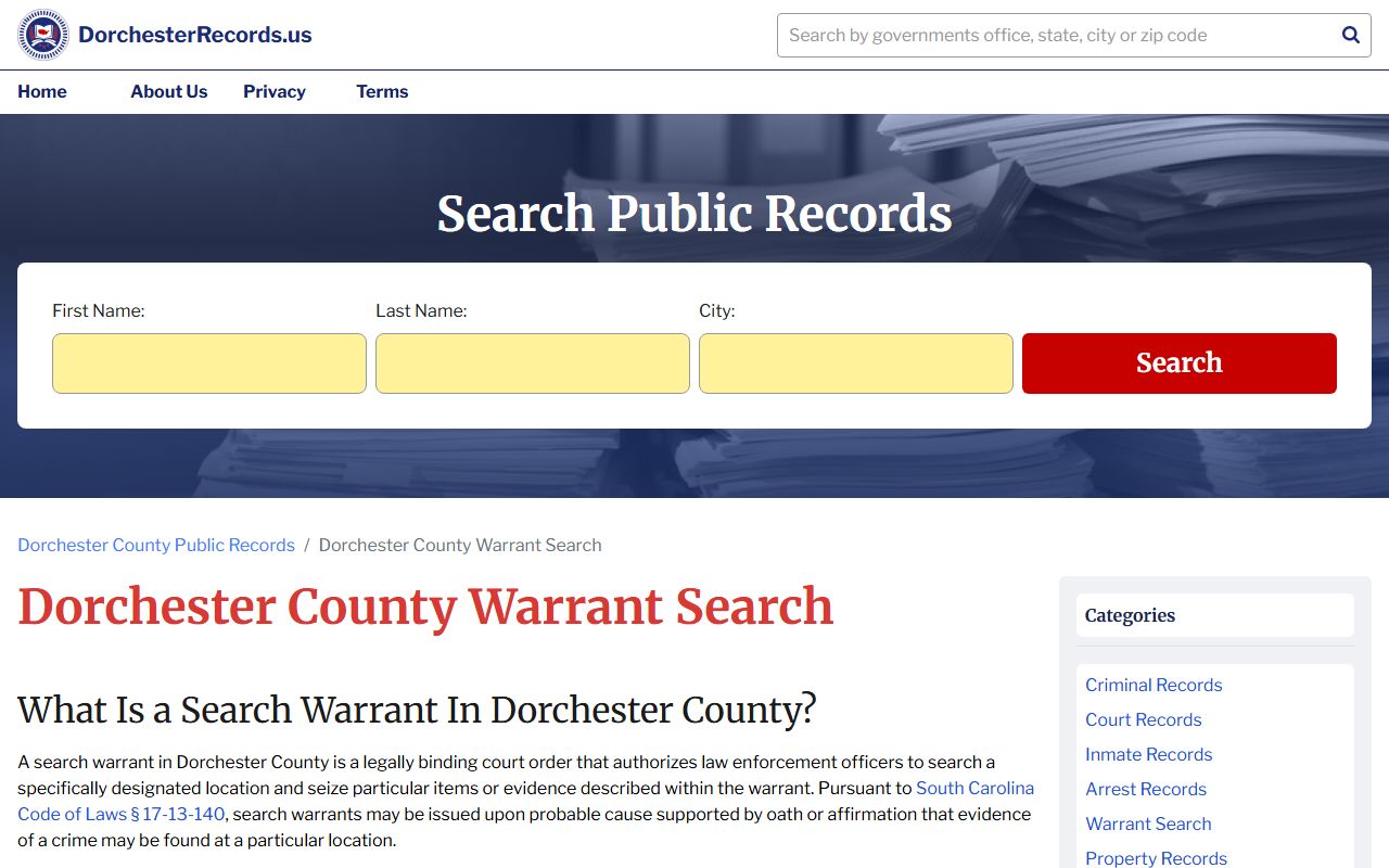 Anderson County white pages neighboring records system